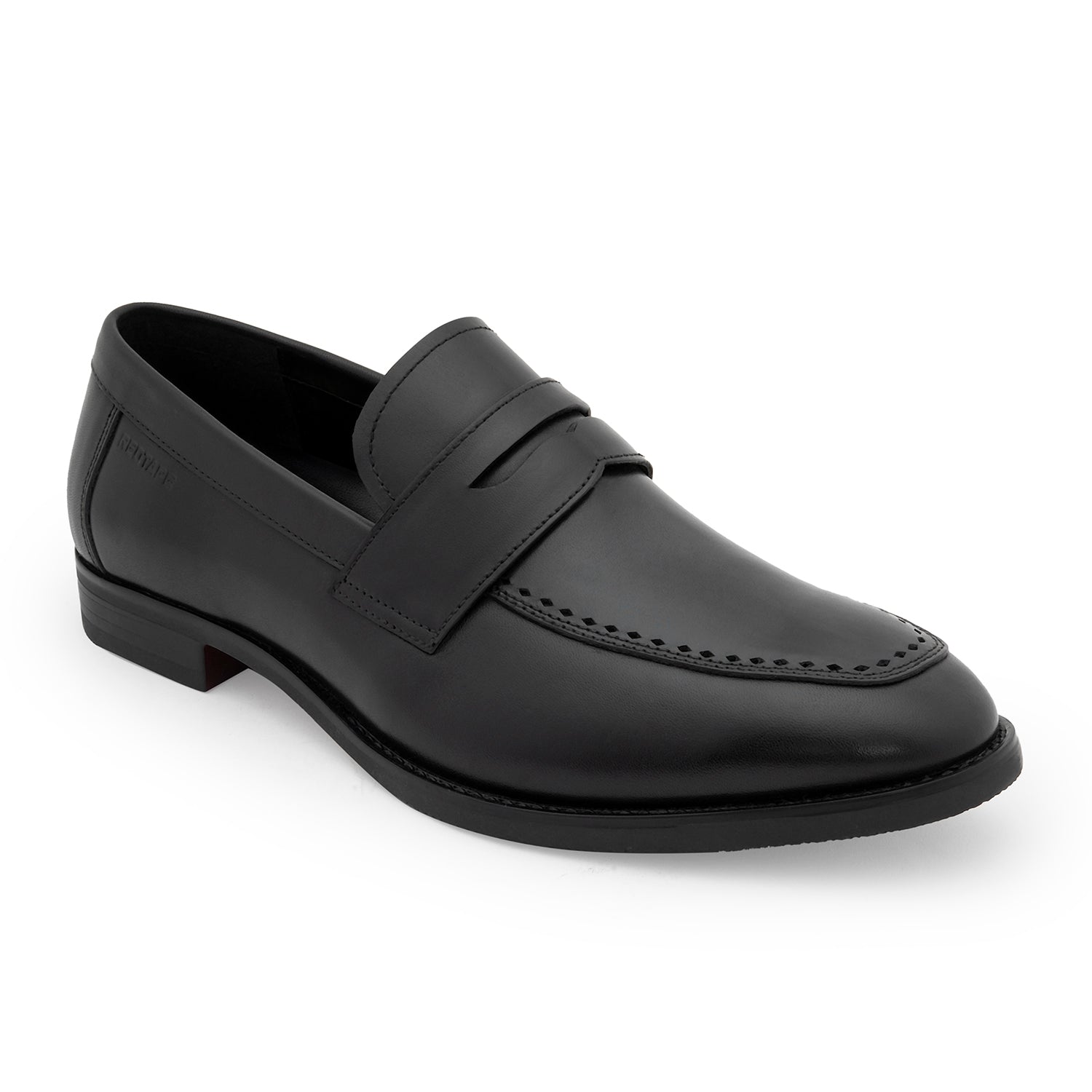 Black Formal Loafer Shoes for Men
