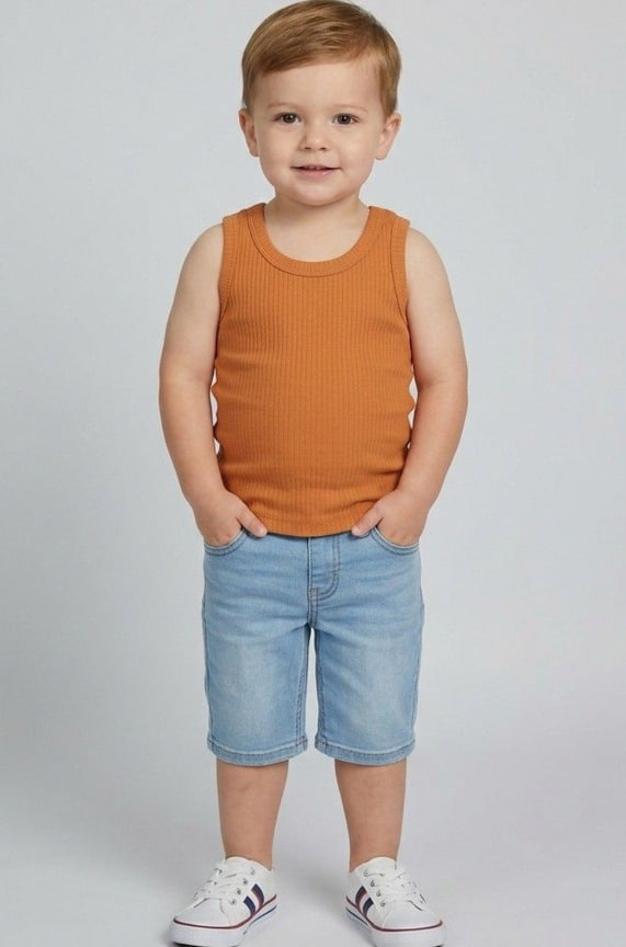 Boys Round Neck Cotton Innerwear Vest