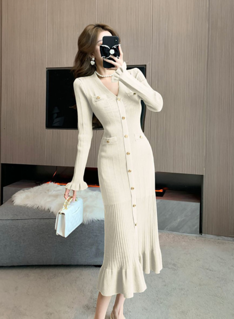 Women Fit & Flare Midi Dress